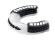Boxing Mouthguard for MMA and Sports with Case, Black-Transparent