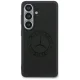 Mercedes-Benz Leather Vintage Logo MagSafe Case for Samsung Galaxy S26 - Black