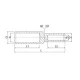 Bimetallic Cable Connector Al-Cu for 35+25 mm² Cables, 10 pcs