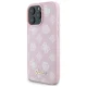 Guess iPhone 16 Pro Max Case Peony Script MagSafe, Pink