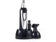 2-in-1 Nose, Ear, and Beard Trimmer Grooming Kit, Silver & Black