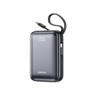 Joyroom JR-PBF29 Power Bank 20000mAh 22.5W Built-in Cables Black