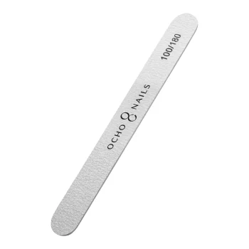 Ocho Nails Straight Slim Nail File 100/180, 10 pcs
