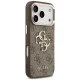 Guess 4G Strap 4G Classic Logo Metal Trims case for iPhone 18 Pro / 17 Pro, brown