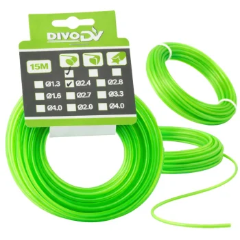 DIVODV Trimmer Line 15m 2.4mm, Green