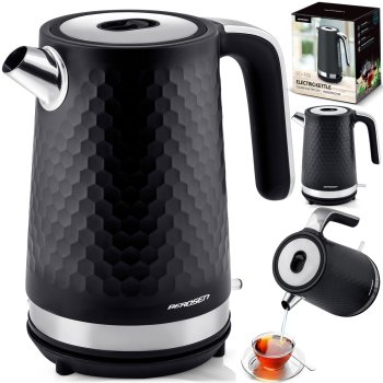 Electric Kettle Berdsen BD-705, 1.7 L, Black-Silver