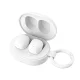 3mk FlowBuds 6.0 TWS Wireless Earphones with Clip Case, Bluetooth 6.0, White