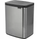 Brabantia BO Trash Bin 7 L, Matt Steel Fingerprint Proof