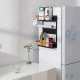 Maclean MC-910 Magnetic Fridge / Washing Machine Shelf, Black