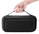 Large Nintendo Switch console case with accessory compartments, black