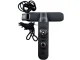 Multifunctional Survival Whistle with Compass, Flashlight, Magnifier, and Thermometer, Black