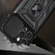Hybrid Armor Camshield Case for Realme 10 Pro with Camera Cover, Black