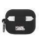 Karl Lagerfeld KLAPRUNIKK AirPods Pro cover black/black Silicone Karl Head 3D