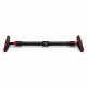 Adjustable Doorway Pull-Up Bar, 70-100 cm, Black/Red