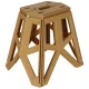 Folding Camping Stool / Chair, 40 cm, Beige
