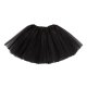 Girls\' Tulle Tutu Skirt for Ballet Dance & Fancy Dress Costume, Black