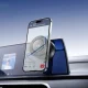 Wozinsky WUSQ-01 Car Holder with Qi Charger, MagSafe Compatible, Black