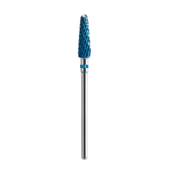 Exo Hard Blue Straight Cone Nail Drill Bit 01