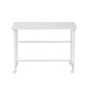 Maclean Folding Desk, White, Mobile, 100x50cm