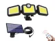 Solar Garden Lamp with Motion and Dusk Sensor, 171 LED, Separate Panel