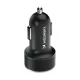 Wozinsky WDCCAC USB-C / USB-A 36W Car Charger - Black