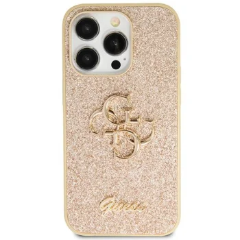 Apple iPhone 13 Pro Max 6.7'' Glitter Script Big 4G Case Cover, Gold