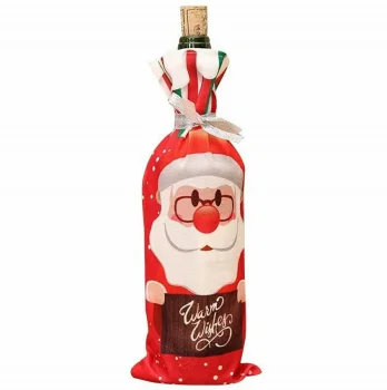 Christmas bottle case Santa Claus