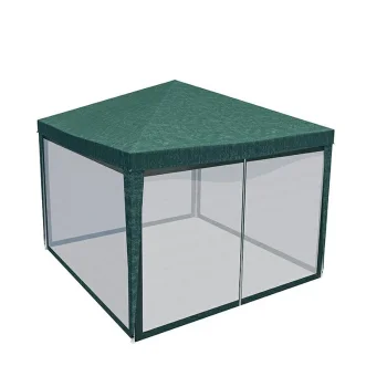 Garden Tent Pavilion 3x3m with Mosquito Net, Green