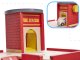 LULILO Kids Wooden Toy Fire Station