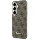 Guess 4G Script MagSafe Case for Samsung Galaxy S26, Brown