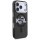 Karl Lagerfeld IML Glitter MagSafe Case for iPhone 17 Pro Black