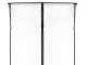 Magnetic Door Mosquito Net, 110x220 cm, Black