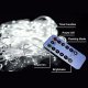 Telcon LED Curtain Lights 100 LED 3m x 1m for Window Decor, Cold White
