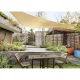 Gardlov Triangular Sun Shade Sail 3x3x3m, Beige