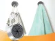 Self-Adhesive Push-In Towel and Cloth Holder, 4 cm
