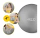 4Fizjo 493 Gymnastic and Rehabilitation Ball, 22 cm, Grey