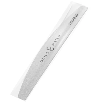 Ocho Nails Slim Crescent Nail File 180/240, 1 pc