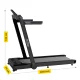 4Fizjo TM PURE Folding Treadmill for Home / Under Desk, Black