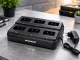 6-Way Charging Station for Baofeng BF-888S Walkie Talkies, black