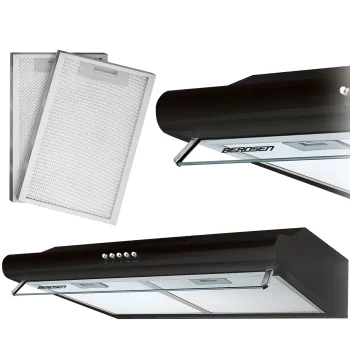 Under-Cabinet Cooker Hood Berdsen BE-10A 60 cm, Black