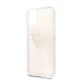 Guess iPhone 11 Pro Case Glitter Triangle, Gold