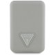 Guess Grained Triangle Power Bank with MagSafe 5000mAh 15W USB-C - Beige
