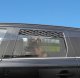 Universal Car Window Ventilation Guard for Pets, Black