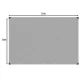 Iso Trade Gardlov 24653 Waterproof Tarpaulin 4x5m, Silver