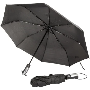 Foldable Automatic Umbrella, Black