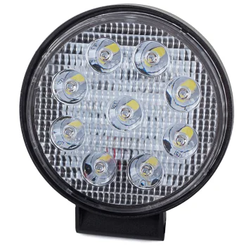 Round 9 LED 27W Car Work Light