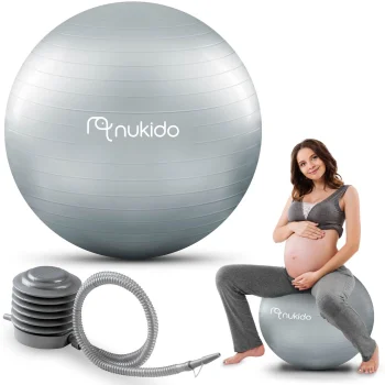 Nukido NS-951 Pregnancy and Exercise Ball 65 cm Grey