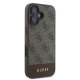 Guess 4G Bottom Stripe Case for iPhone 16 - Brown