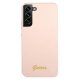 Guess Phone Case Silicone Script Pink