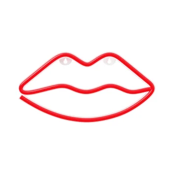 Forever Light LED Neon Lips, Red (USB / Batteries)